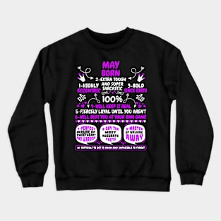 May Born Crewneck Sweatshirt